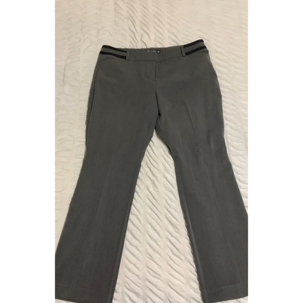 NY & Co 7th Avenue grey gray slacks dress pants Size 18 women